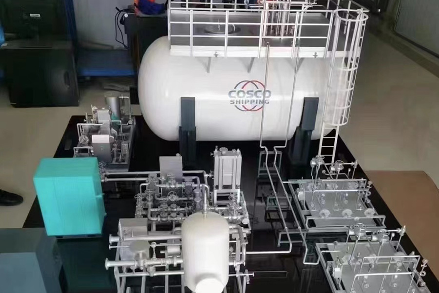 氫能源工廠沙盤模型