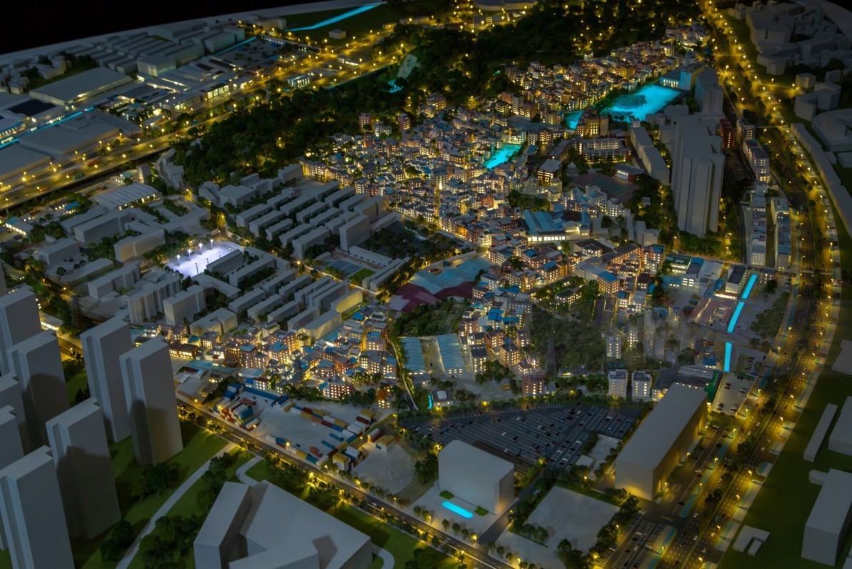 老城區改造沙盤模型 老城區改造沙盤模型