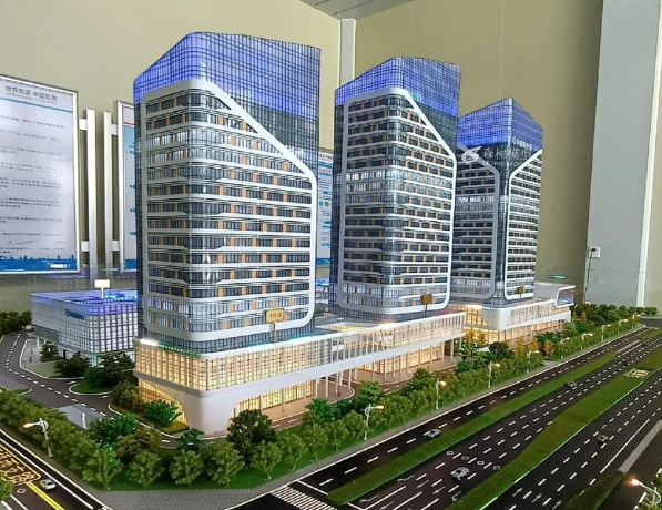 現代化建筑沙盤模型