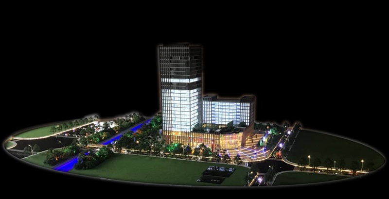 南通中筑大廈沙盤模型