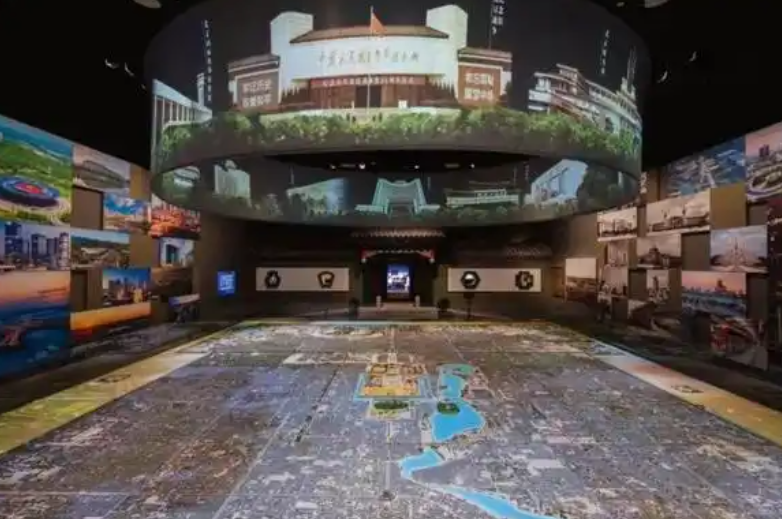 北京市檔案館整合利用有限資源通過沙盤模型復原五十年代初北京城的原貌