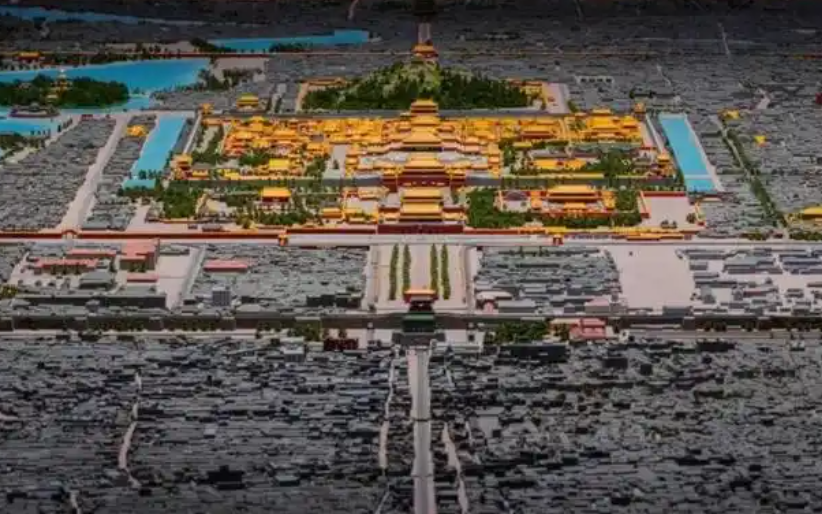 北京市檔案館整合利用有限資源通過沙盤模型復原五十年代初北京城的原貌