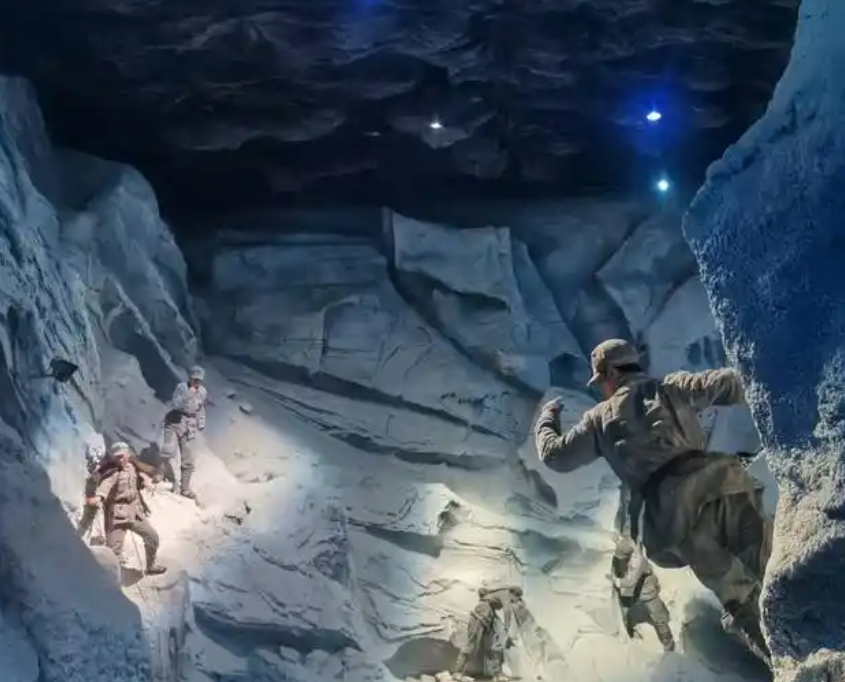 主題體驗館1:1制作數字沙盤模型還原了貴州地貌